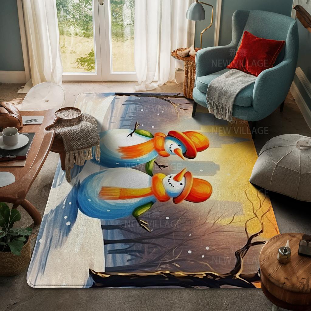 Koberec ke vchodu do domu Rohožka ke dveřím do domu Obývací pokoj Vana Koupelna Protiskluzové koberce s absorpcí vody vana Veselé Vánoce zima