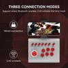 Game Joystick Wired-Bluetooth-compatible/2.4G Connection Arcade Game Console Rocker for