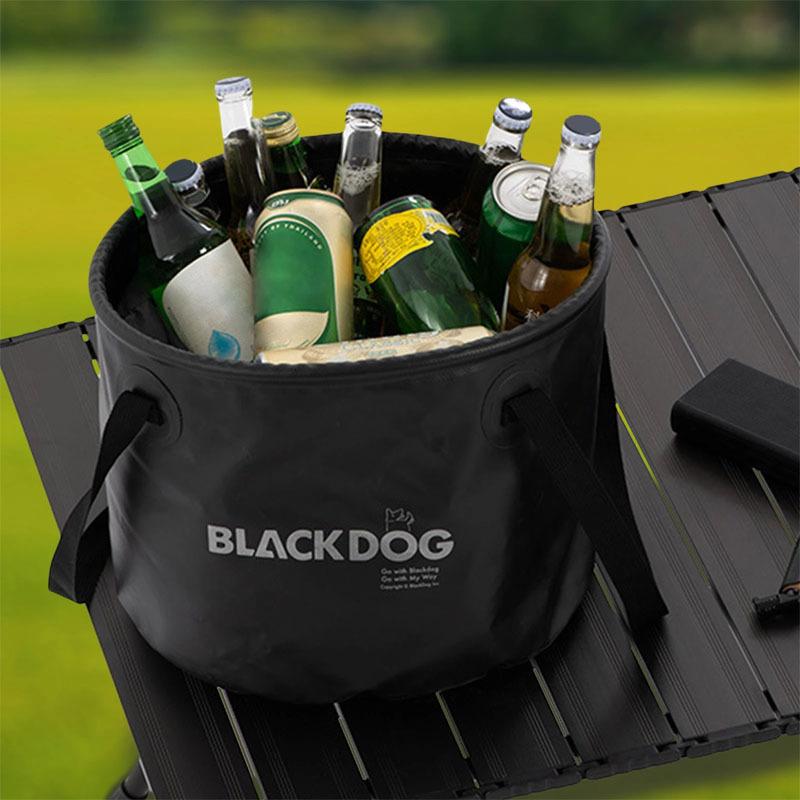 Hink att fälla ihop 20L Vikbar Campingvattenbehållare Ihopfällbar Hink med Lock och Handtag Bärbar Lättviktshink