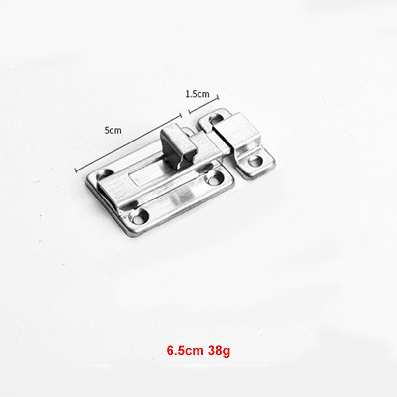 

1 шт. Нержавеющая сталь двухсторонние дверные болты скользящий замок защелка засов защитная фурнитура