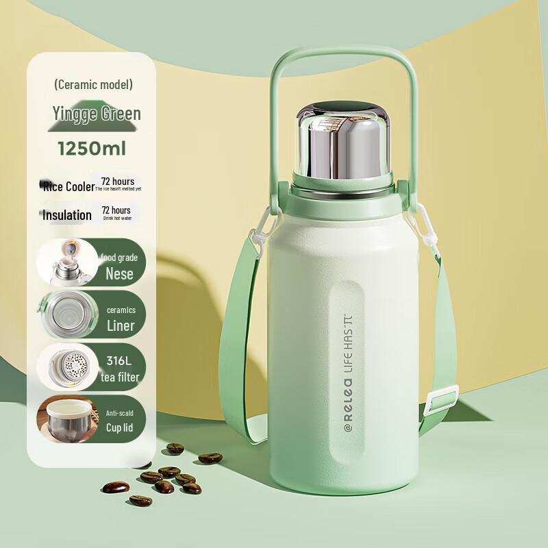 RELEA Jane Poem Large Capacity Insulated Bottle