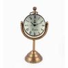 Messing Vintage Schreibtisch & Regal Analoge Tischuhr Marine Uhr Antik Dekor