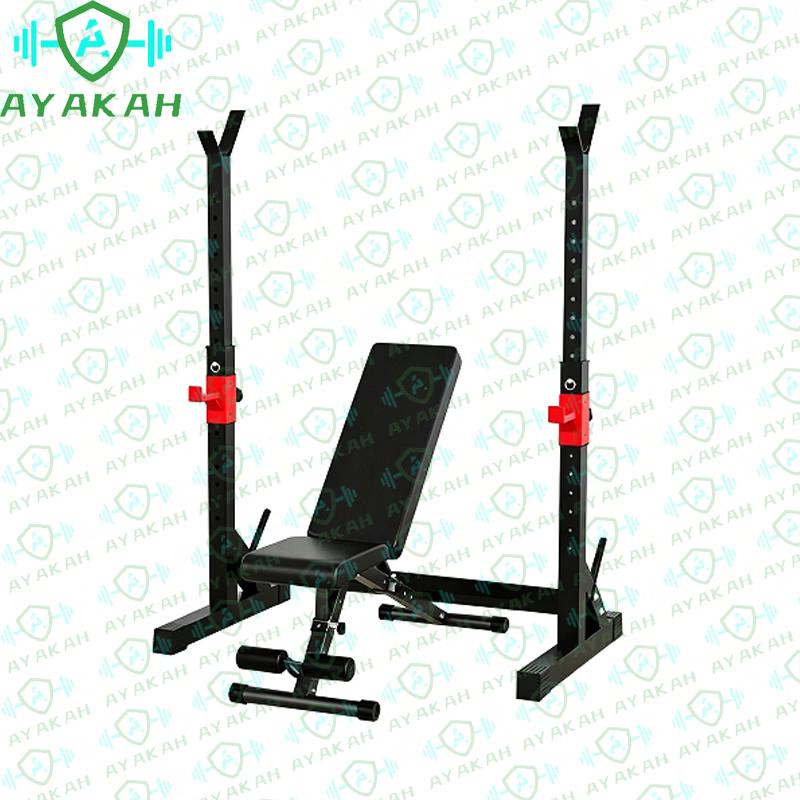 AYAKAH Multifunctional Squat Rack & Barbell Set