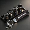 Auto Band Wieldop Ventieldopjes Cover/Auto Sleutelhanger Ring Sleutelhanger Voor Mercedes Benz AMG W203 W206 W220 W205 W211 W212 W201 W168 W108.