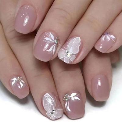 Schmetterling Nägel tragen Europäisch und Amerikanisch Nägel tragen Nagelkunst Nägel