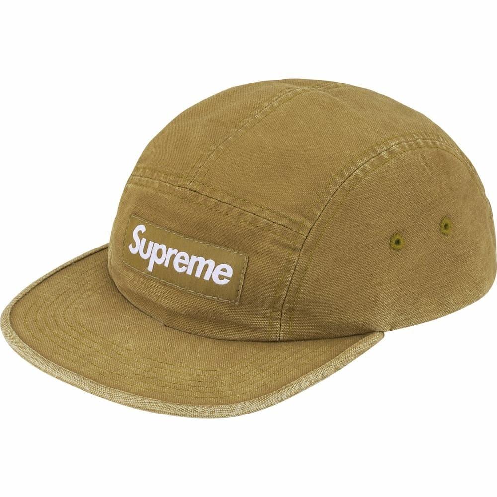 818965 Supreme Canvas Camp Cap Dusty Olive One-Size