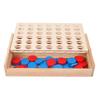 New Wooden Boxed Four-connected Chess Four-piece Tabletop Game Early Education Educational Toys Intellectual Games Montessori