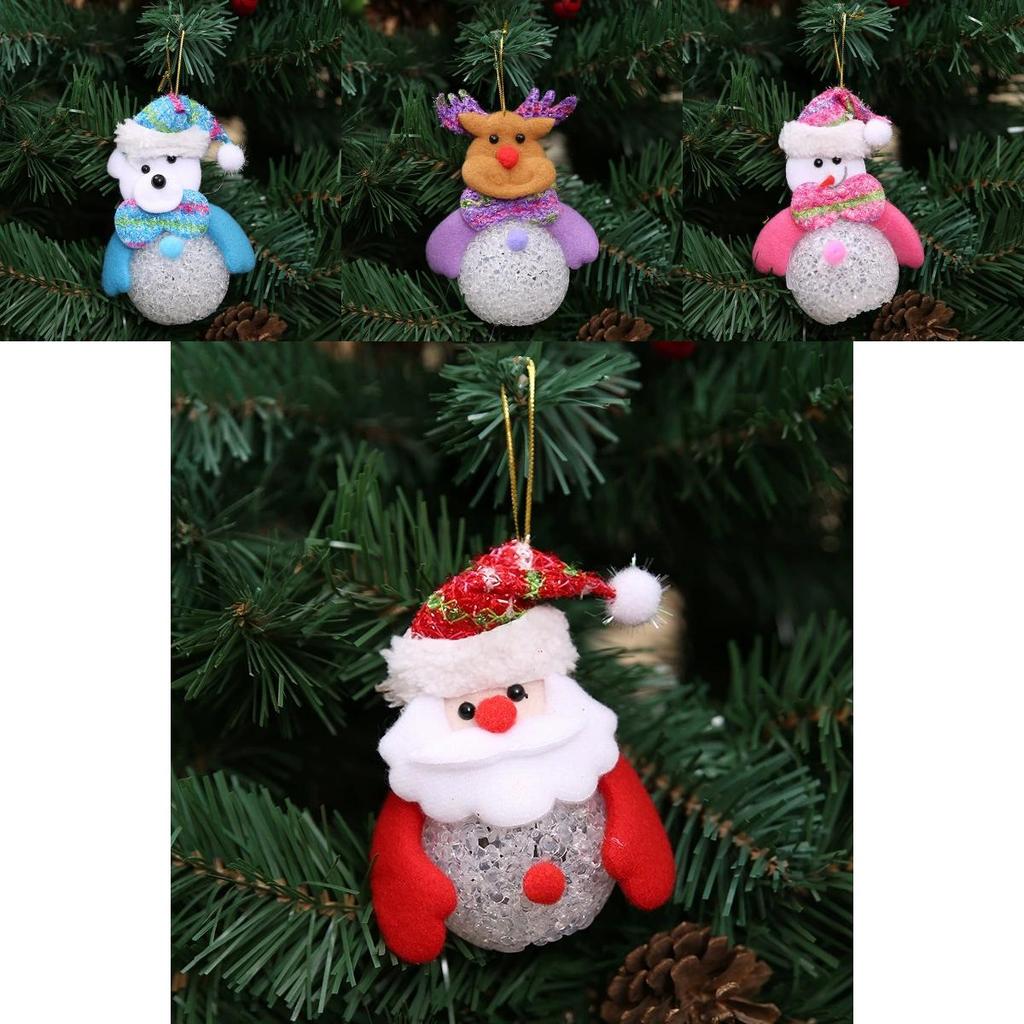 Eva Weihnachts-Schneemann Nachtlicht mit mechanischem Handwerk für festliche Baumdekoration