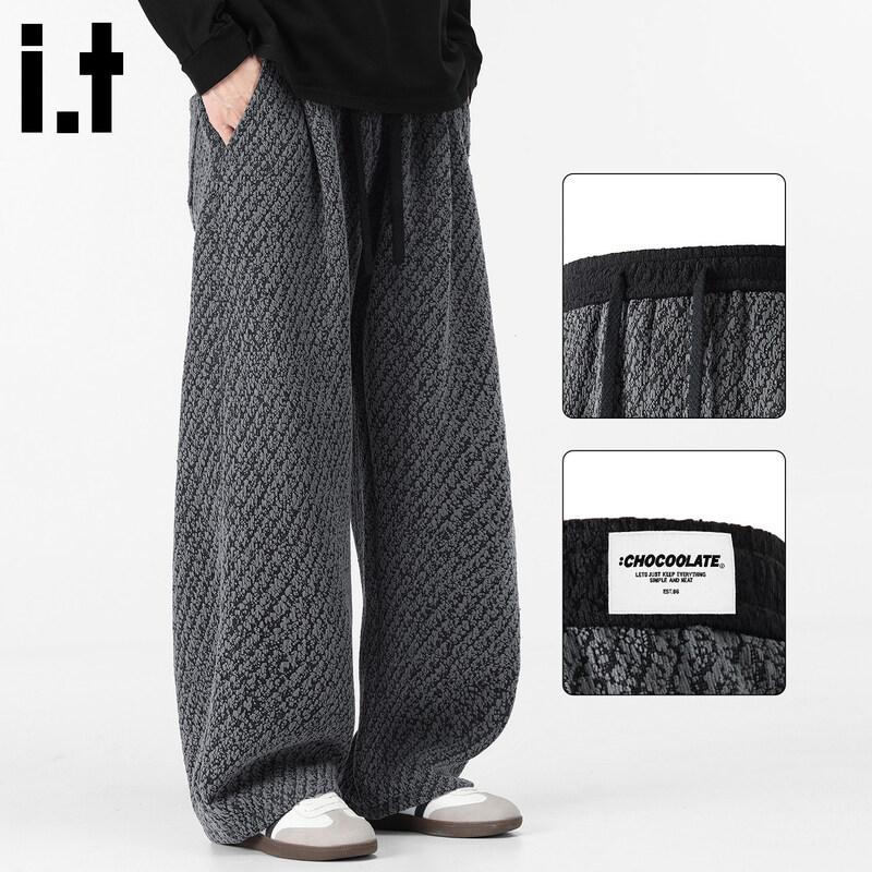 Men s American Style Wide-Leg Sweatpants M