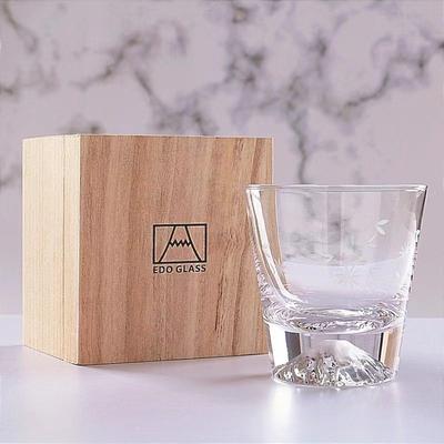 Classic Transparent Snow Mountain Cup Japanese Mount Fuji Whisky Glass Cup Breakfast Milk Drink Beer Wine Fruit Juice Cups