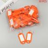 30Pcs Useful Key Tags Oil-Resistant Compact Key Labels Versatile Environmentally Friendly Lunchbox Luggage Key