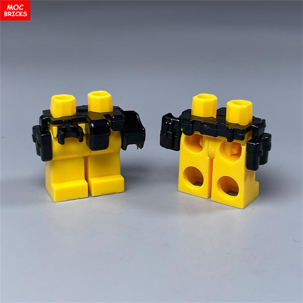 10pcs/lot MOC Bricks Tactical Belt 4cm Figure Wear accessories DIY SWAT military weapons Building Blocks Toys for Children gifts