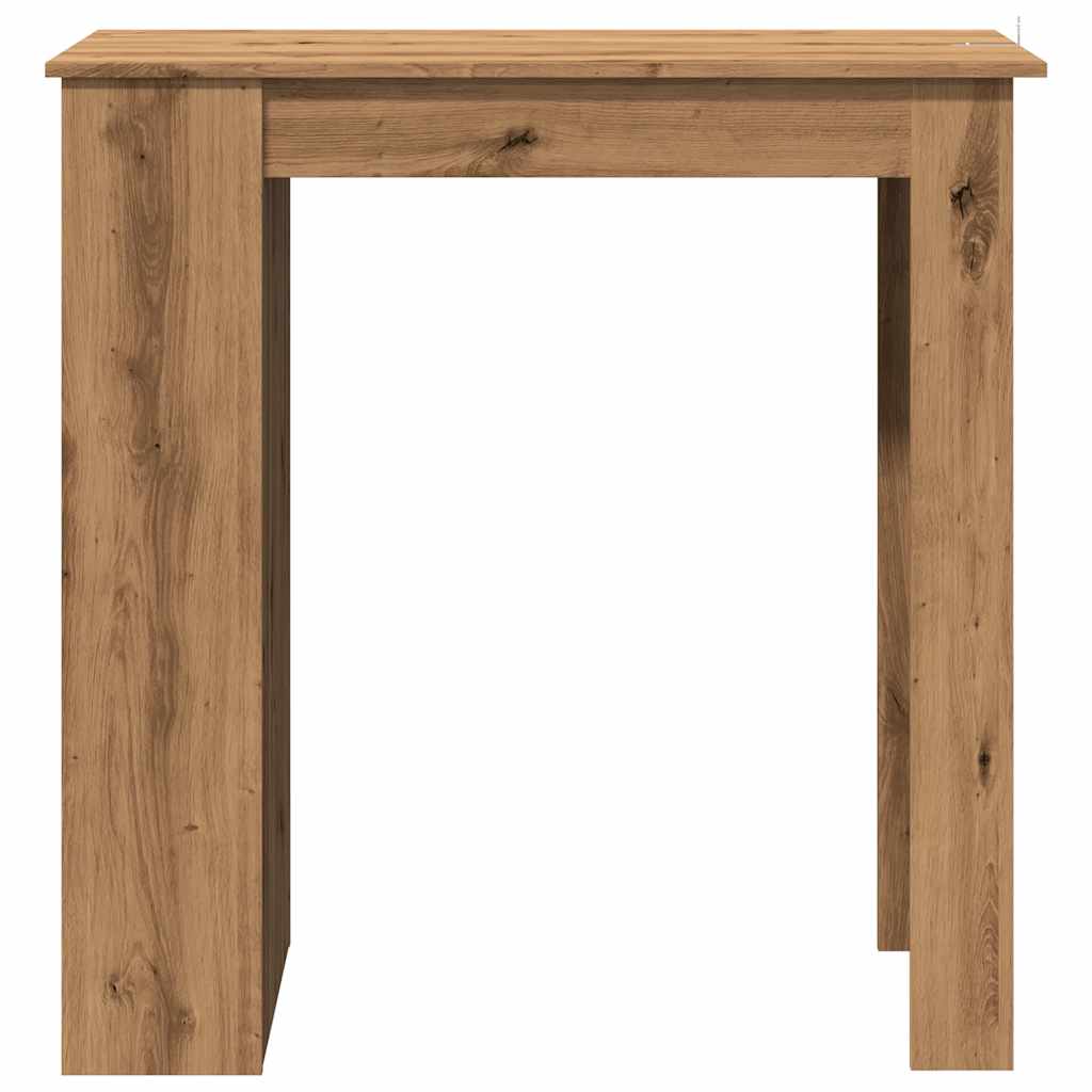 Vidaxl Bar Table With Shelves, Artisan Oak, 102X50X103.5 Cm