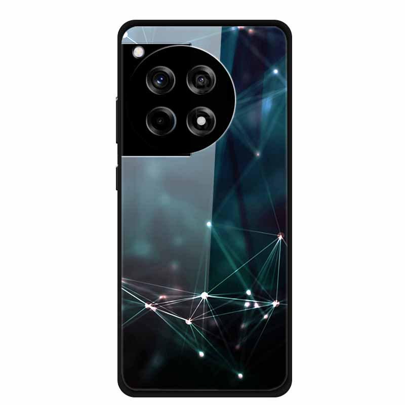 Creative Color Painting Tempered Glass Case for OnePlus ACE 3 12R OnePlus ACE 3 12R