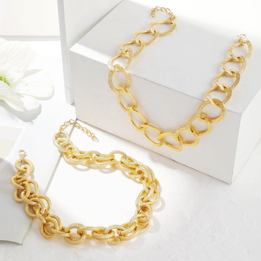 Necklace for Women Tide with Accessories Jewelry Necklace Simple Personality Hip-hop Wind Necklace Women Do Not Lose Color Elegant Necklace