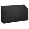 VidaXL Garden Bench Cover 12 Eyelets 210x70x70-88cm Polyethylene 319341