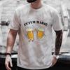 French Single Farewell Bachelor Stag Party Tshirt Summer Wedding Beer Graphic Tops Evg Team Tees Future Groom Man Squad T Shirt