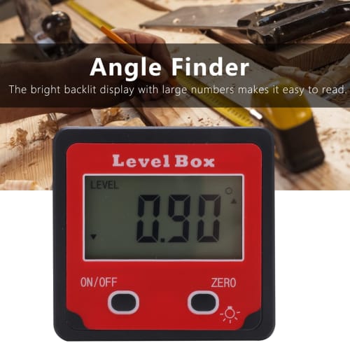 Digital Horizontal Inclinometer, Digital Angle Meter with Magnet On the Bottom