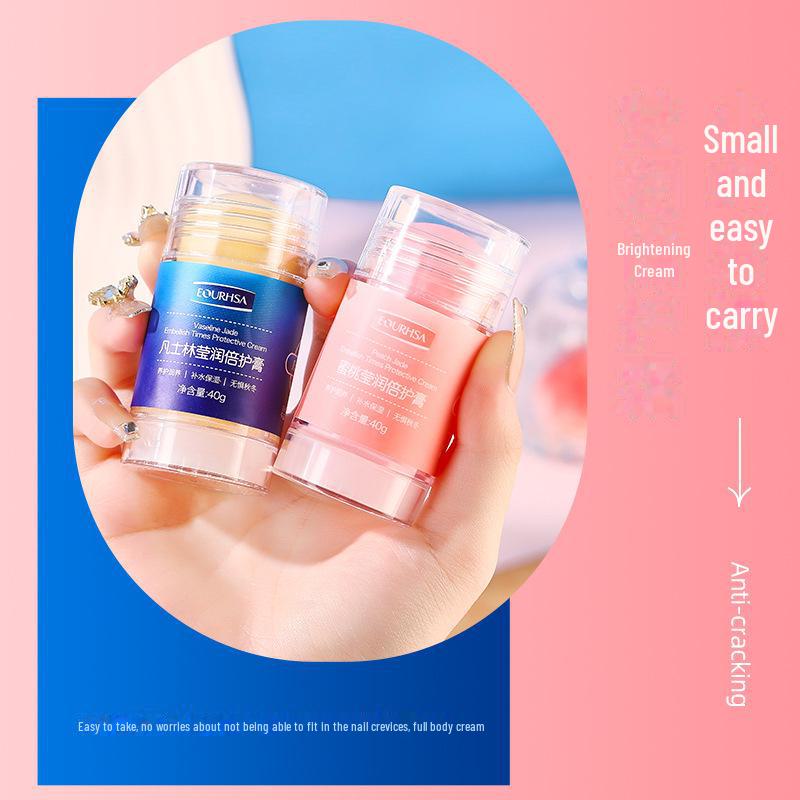 Hansha Peach Moisturizing Hand & Foot Cream Stick - 40g