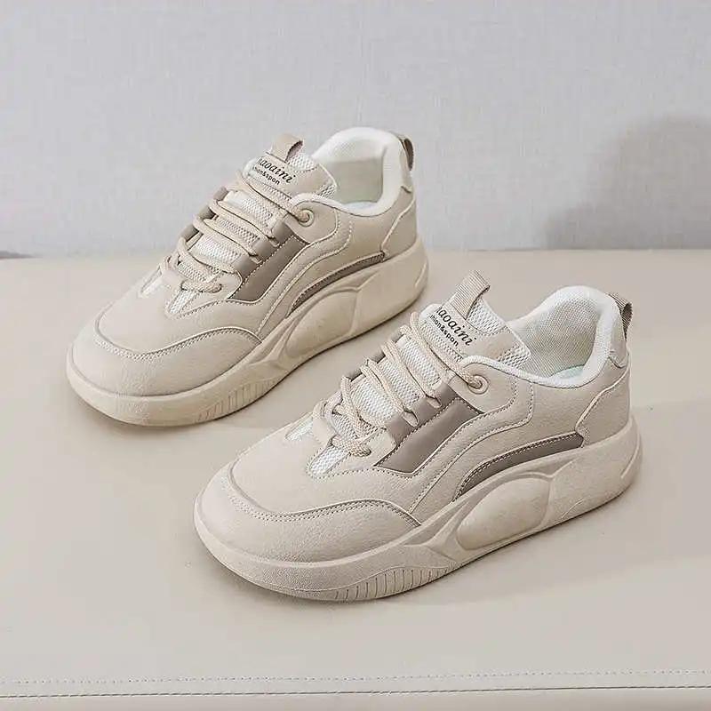 Colorful Sneakers Walking Minimalist Footwear Woman Khaki Shoes Woman Sport Sabot Fit Luxury Brand Tens Trending Products
