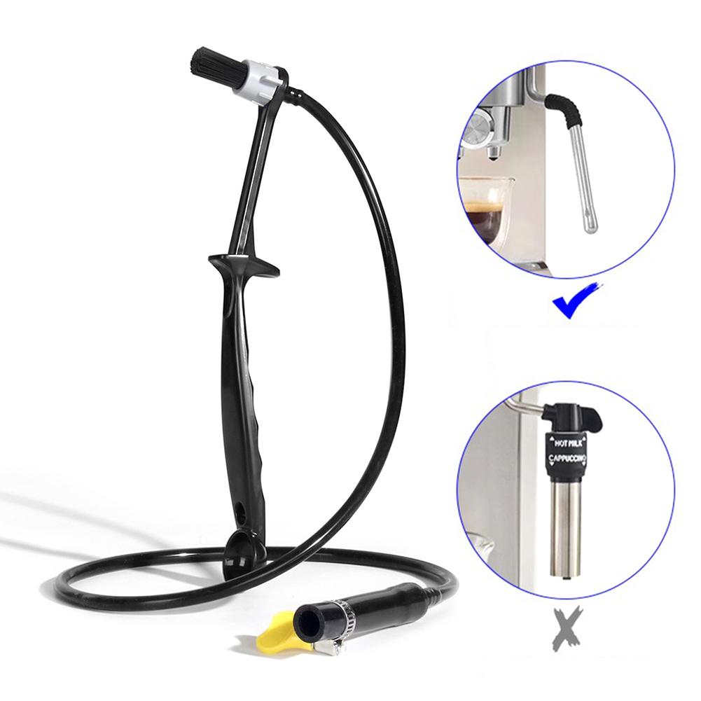 Kaffeemaschine Dampfreinigungsbürste Hochdruckwaschbürste Kaffeemaschine Waschen Entkalken Spülkopf Espresso Kaffeegeschirr