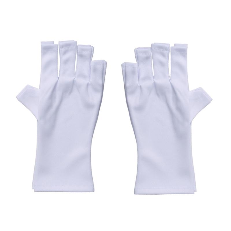 Anti Uv Gloves For Gel Manicure Short and Long Uv Shield Gloves For Gel Manicure 1
