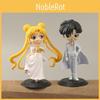 Sailor Moon Tsukino Usagi und Chiba Mamoru PVC Actionfiguren Set mit Sammler-Anime-Charakteren für Fans