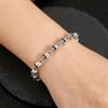 Punk Style Clavicle Chain Gothic Beaded Bracelet Creative Skull Necklace  Women