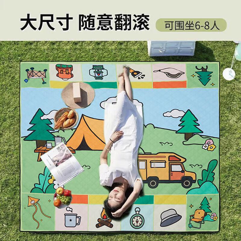 FTLY 2x2m Kids Ultrasonic Picnic Mat