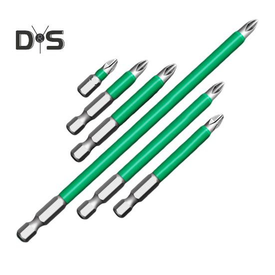 

Набор магнитных сверл для отвертки с антикоррозийным покрытием, универсальные противоскользящие магнитные сверла для электрической отвертки 6pcs