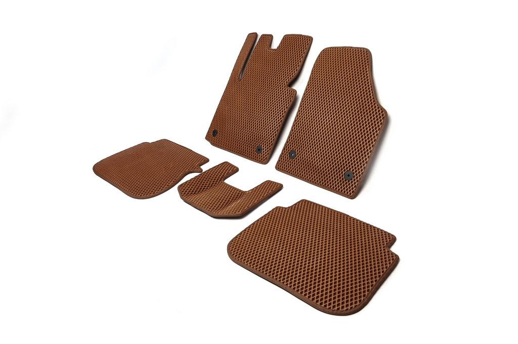 EVA Mats (brick) 2 Pieces, Front for Volkswagen Caddy 2010-2015