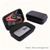 Scatola portaoggetti portatile in EVA per avviatore d'auto - Custodia protettiva antiurto e anti-caduta, Organizzatore leggero per accessori per auto