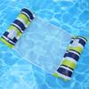 Floating Water Hammock Foldable Float Lounger Inflatable Pool Mat Floating Bed Chair Swimming Air Mattress Pool Accessories