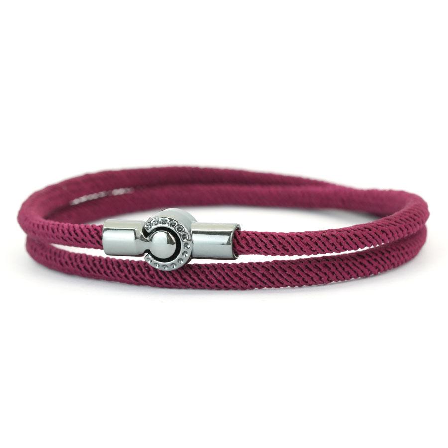Noter Fashion Men Bracelet With A Grade 4mm String Bilayer Unique Magnet Buckle Cord Chain Braslet Multiple Colors Available