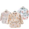 Waterproof Long-Sleeve Baby Bib for Infants & Toddlers - Anti-Stain and Dirt-Resistant Kindergarten Apron