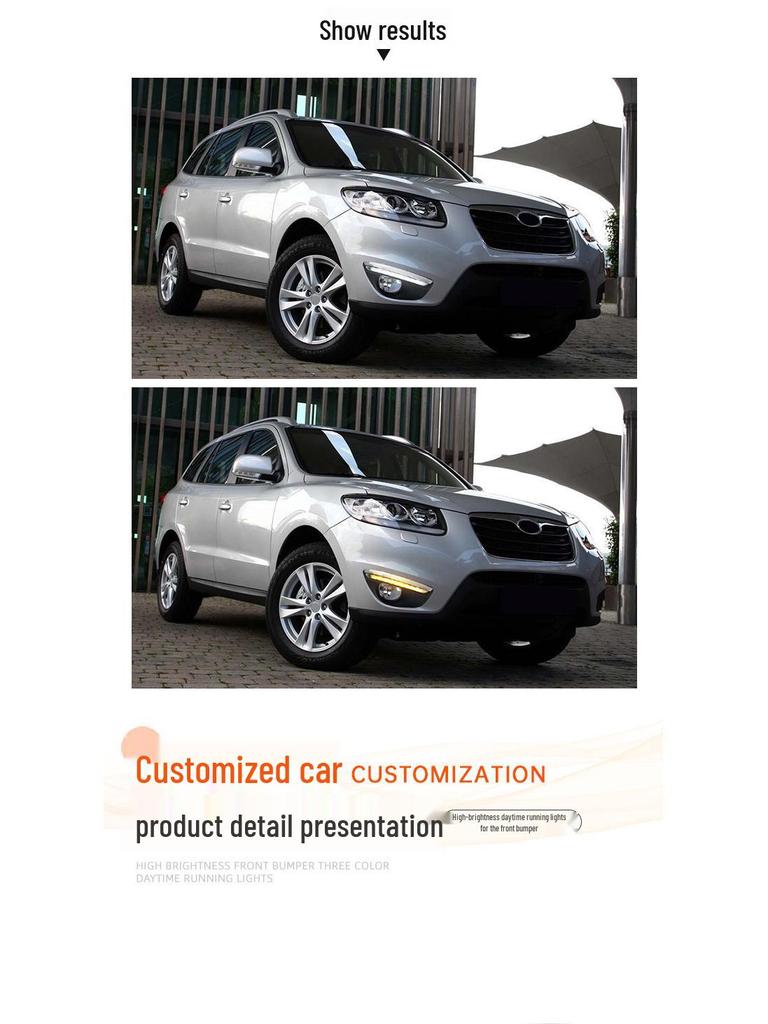 Modern Santa Fe Daytime Running Lights for Hyundai Santa Fe