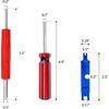 56Pcs Valve Stem Removal Tool, Valve Cores, 4-Way Valve Tool, Valve Core Remover Tool, Valve Stem Caps
