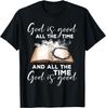 God Is Good All The Time Christian Bible Graphic T-Shirt Men Casual Cotton Short Sleeve Tee
