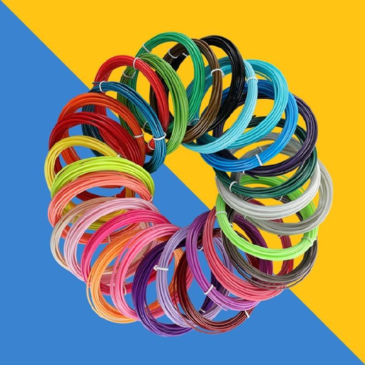 Diameter 1.75mm PCL Filaments for 3D Pen, Child Friendly, Randomized Color