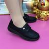 Soft Leather Single Shoes 2025 Autumn New Beef Tendon Soft Sole Soft Surface Non-slip Mother Versatile Middle-aged and Elderly Casual Small Leather