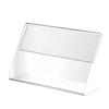 50 divisions Crystal Acrylic Sign Holders Ideal For Product Markers Desk Identification Cards And Gathering Seating Labels 4x6x2.3cm