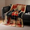 Vintage Monaco Race Car for All Seasons Blanket Lunch Break Throw Gift