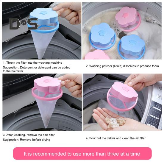 Filtru sac de rufe în formă de prună, bloc de burete, filtru de păr, prinzător de păr, reutilizabil, design cu plasă, strecurătoare de păr pentru mașină de spălat