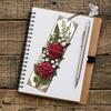 3Pcs Flower Themed DIY Diamond Bookmark Art Projects Diamond Art Bookmark Diamond Painting Art Bookmarks for Reading Enthusiasts