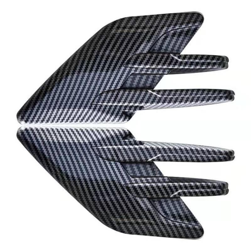 Air Flow Intake Cover,2Pcs Car Air Flow Intake Decorative Scoops Bonnet Vent Hood Cover Air Flow Vent Cover