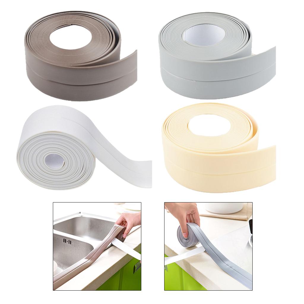 Wall Stickers Bathroom Tape Kitchen Shower Sink Bath Sealing Strip Adhesive Waterproof PVC Self Home Improvement Gadget