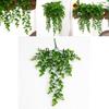 Artificial Plant Wall Hanging With 25 Eucalyptus Citriodora Leaves For Home Decor And Photography Props