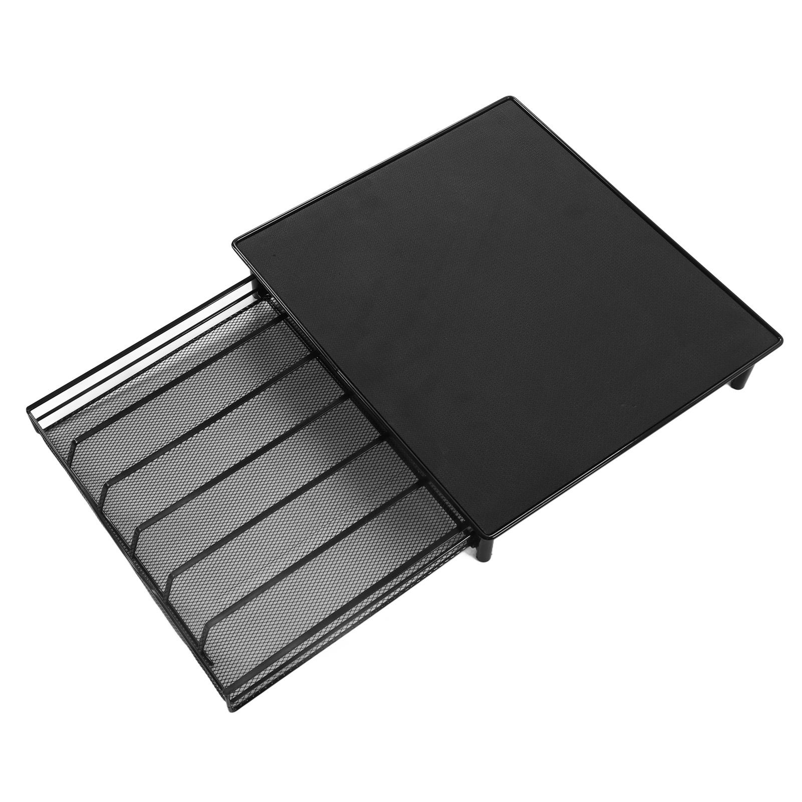 Coffee Pod Storage Drawer 36 Capacity Iron Capsule Organize Holder Drawer for Home Cafe