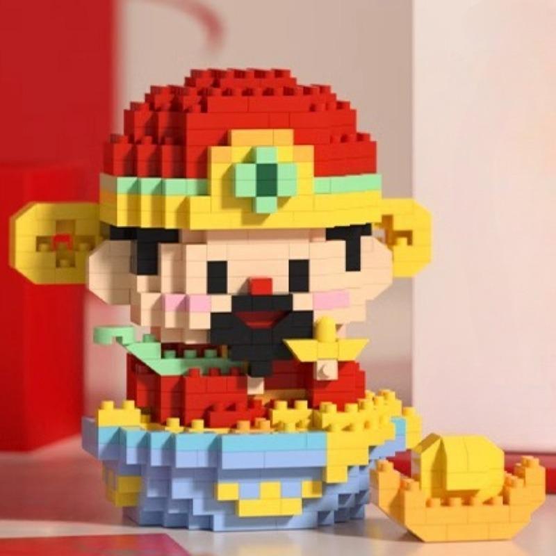 Kleine Fee, Gott des Glücks, Mond, alte Schaufensterpuppe, Bausteinpuppe, Kinderspielzeug, kreative Ornamente