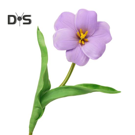 Simulated Tulips Bouquet Realistic Fake Flowers Home Decor Artificial Tulip Arrangement with Bendable Stems